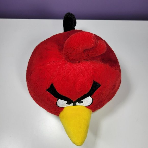 Angry Birds RED BIRD 7” Plush Stuffed Toy No Sound 2010 Commonwealth - Picture 5 of 8
